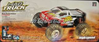   4WD Electric Speedy Mad Truck w/ESC RTR R/C Green Monster Truck  