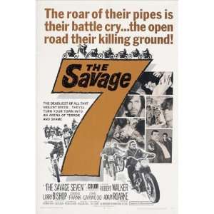  The Savage Seven Poster 27x40 Larry Bishop Joanna Frank Adam 