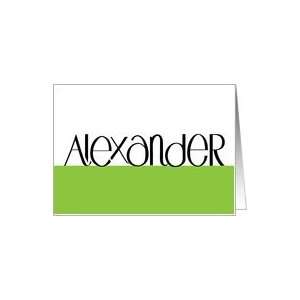 Alexander black Card