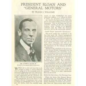  1926 Alfred P Sloan Jr President General Motors 