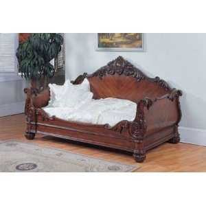  AN333BED Angelica Wood Daybed in Dark Cherry