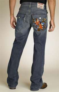 True Religion Brand Jeans Billy Embroidered Back Pocket Jeans 