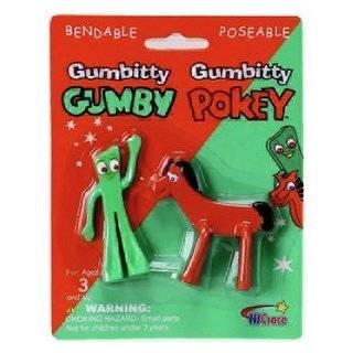 Gumby and Pokey 3 Bendable Figure Set by NJCroce