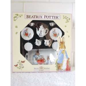Beatrix Potter 12 pc. Miniature Tea Set by Reutter Porzellan (Germany)