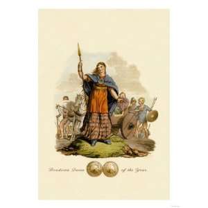  Boadicea Queen of the Year Giclee Poster Print, 9x12