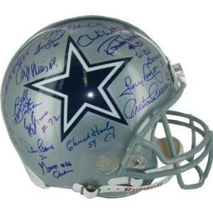 Bob Lilly, Roger Staubach, Ed Jones and Randy White Autographed Helmet 