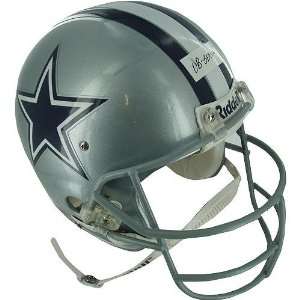 Brad Johnson #14 2008 Cowboys Game Used Silver Helmet