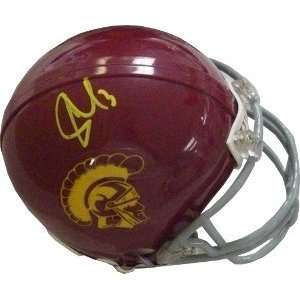 Carson Palmer Autographed/Hand Signed USC Trojans Replica Mini Helmet