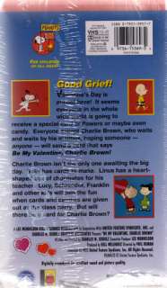   Image Gallery for Peanuts Be My Valentine Charlie Brown [VHS