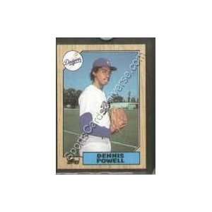  1987 Topps Regular #47 Dennis Powell, Los Angeles Dodgers 