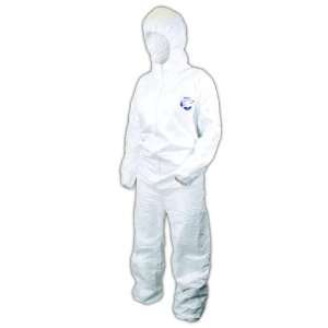 Magid EconoWear DuPont Tyvek Coverall with Hood, Disposable, Elastic 
