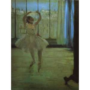 Hand Made Oil Reproduction   Edgar Degas   24 x 32 inches   Dancer at 