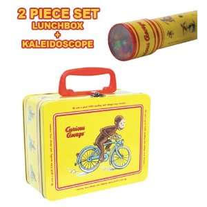  Curious George Tin Keepsake Box and Kaleidoscope 2pc Set 