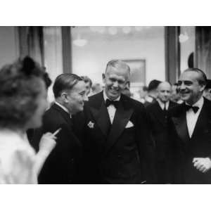  Georges Bidault and George C. Marshall with Others Premium 