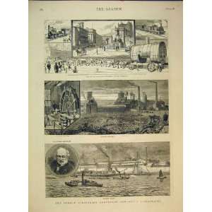  1881 George Stephenson Centenary Newcastle Colliery