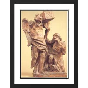 Bernini, Gian Lorenzo 28x38 Framed and Double Matted Bozzetto of Time 