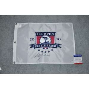  GRAEME McDOWELL signed 2010 US OPEN flag PSA/DNA   Sports 