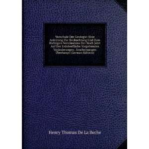   Ã?berhaupt (German Edition) Henry Thomas De La Beche Books