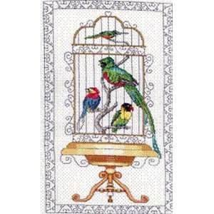  THE BIRD CAGE COUNTED CROSS STITCH CHART Arts, Crafts 