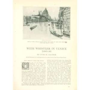  1906 Artist James MacNeill Whistler in Venice Everything 