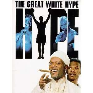   WHITE HYPE ORIGINAL MOVIE POSTER JEFF GOLDBLUM SAMUEL L JACKSON BOXING