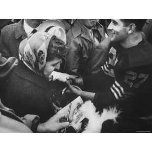  Navys Prize Halfback Joe Bellino Greeting Fans After a 