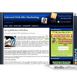   Internet Marketing and Web Site Development Kindle Store Joe Wilson