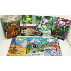 SET OF 7 THE LITTLES by John Peterson GIVE A PARTY, AND THE BIG STORM 