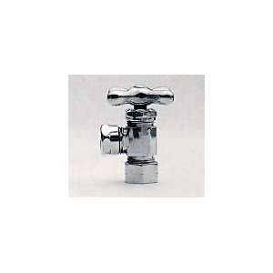  Cross Handle Angle Valve with 1/2 Compression Inlet and 1/2 Slip Joi