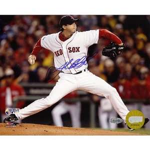  Josh Beckett Boston Red Sox   2007 WS Game 1   Autographed 