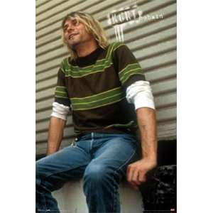 Kurt Cobain   Stripes   Poster (22x34)