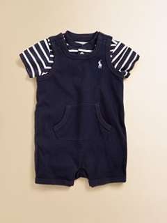 Ralph Lauren   Infants Striped Shortall Set