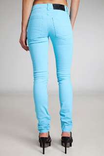 Cheap Monday Tight Blue Atoll Jeans for women  