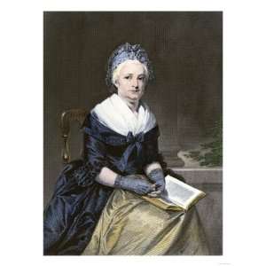  Martha Washington, Seated, with a Book Premium Poster 