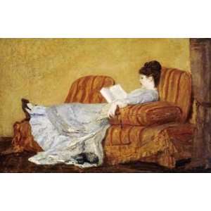  Young Lady Reading by Mary Cassatt. Size 16.00 X 10.25 Art 