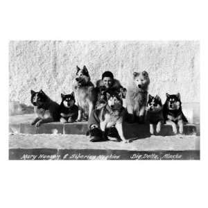  Big Delta, Alaska   Mary Hansen and Siberian Huskies 