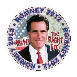 MITT THE RIGHT FIT   ROMNEY 2012 Political 1.25 MAGNET 