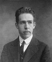 Niels Bohr as a young man. Exact date of photo unknown.