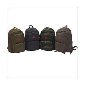  Brown Olympia Cotton Canvas Highland Backpack Office 
