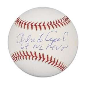 Orlando Cepeda Autographed Baseball  Details 67 NL MVP Inscription