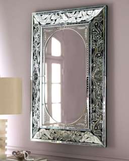Etched Venetian Style Mirror