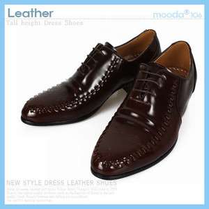 Tall Height Elevator Dress Shoes Leather Mens ds26  