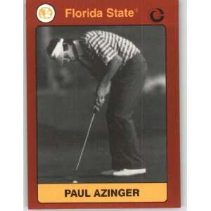   Paul Azinger Golf   FSU Seminoles (PGA Golf Cards)Shipped in Top Load