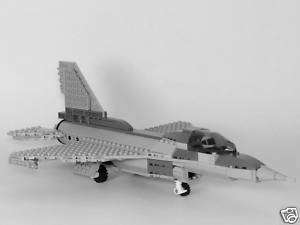 Lego Custom Model Jet F 16 Fighting Falcon Instructions  