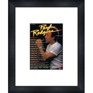  PAUL RODGERS UK Tour 1997   Custom Framed Original Concert 