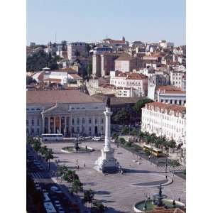  View Over Rossio Square, Praca Dom Pedro Iv, Lisbon 