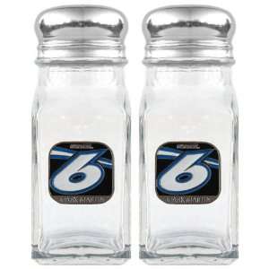  Mark Martin Glass Salt and Pepper Shakers Sports 