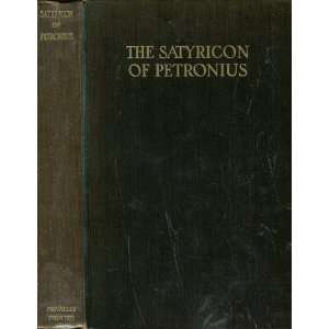  The Satyricon of Petronius Arbiter Oscar Wilde Books