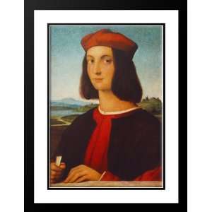   Framed and Double Matted Portrait of Pietro Bembo