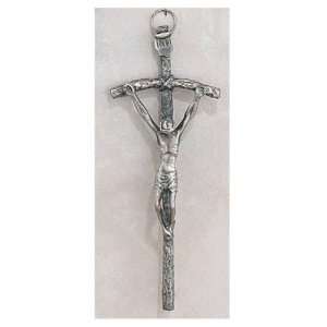 All Metal Papal Crucifix Pope John Paul St. Patron Saint Catholic 